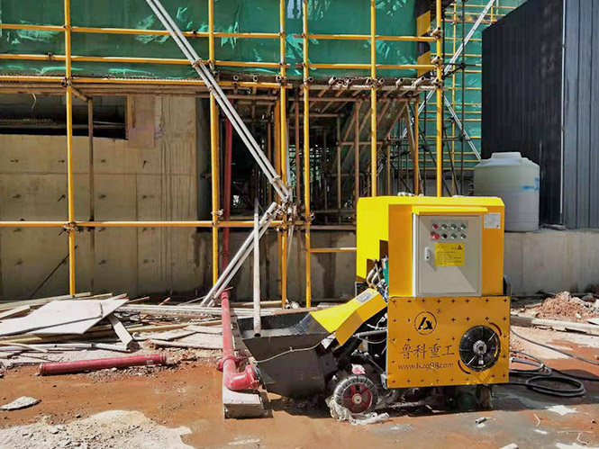 二次構造柱用泵合作江蘇揚建RHS-050201B地塊項目[魯科重工]